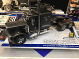 TAMIYA 56356 Other License 1:14 RC Grand Hauler Matte Black Edition, Negro