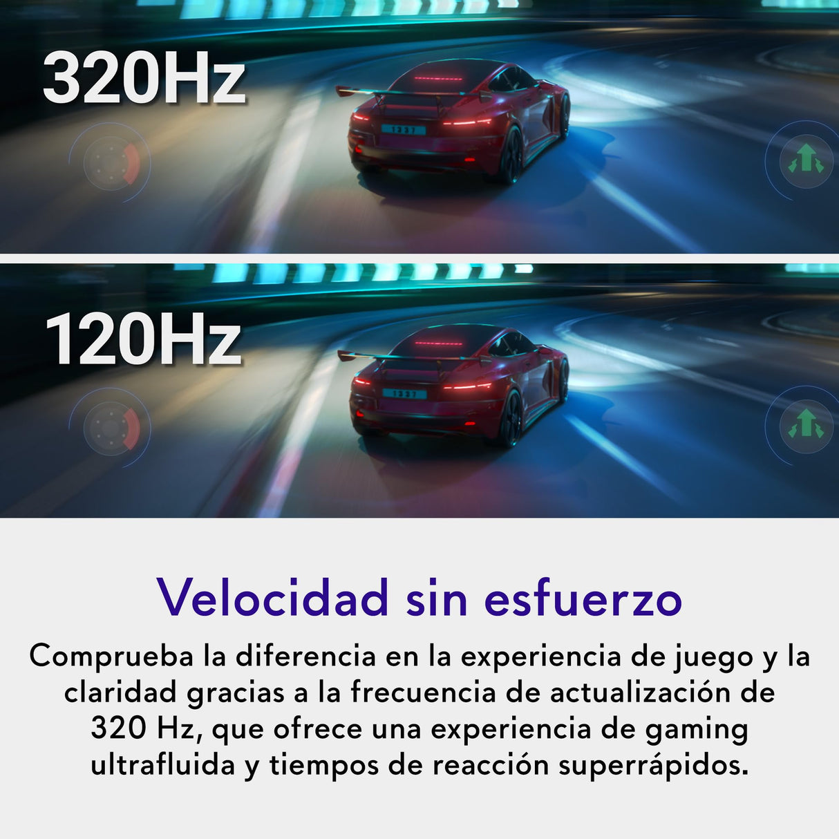 Alienware 25 Monitor Gaming - AW2525HM, Full HD (1920x1080), 320Hz, Fast IPS, 0.5ms, NVIDIA G-Sync Compatible, AMD FreeSync Premium, DisplayPort, 2 HDMI, 3 USB, 3 Años de Garantía
