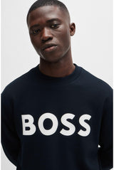 BOSS WeBasicCrew Sudadera, Dark Blue404, XL para Hombre