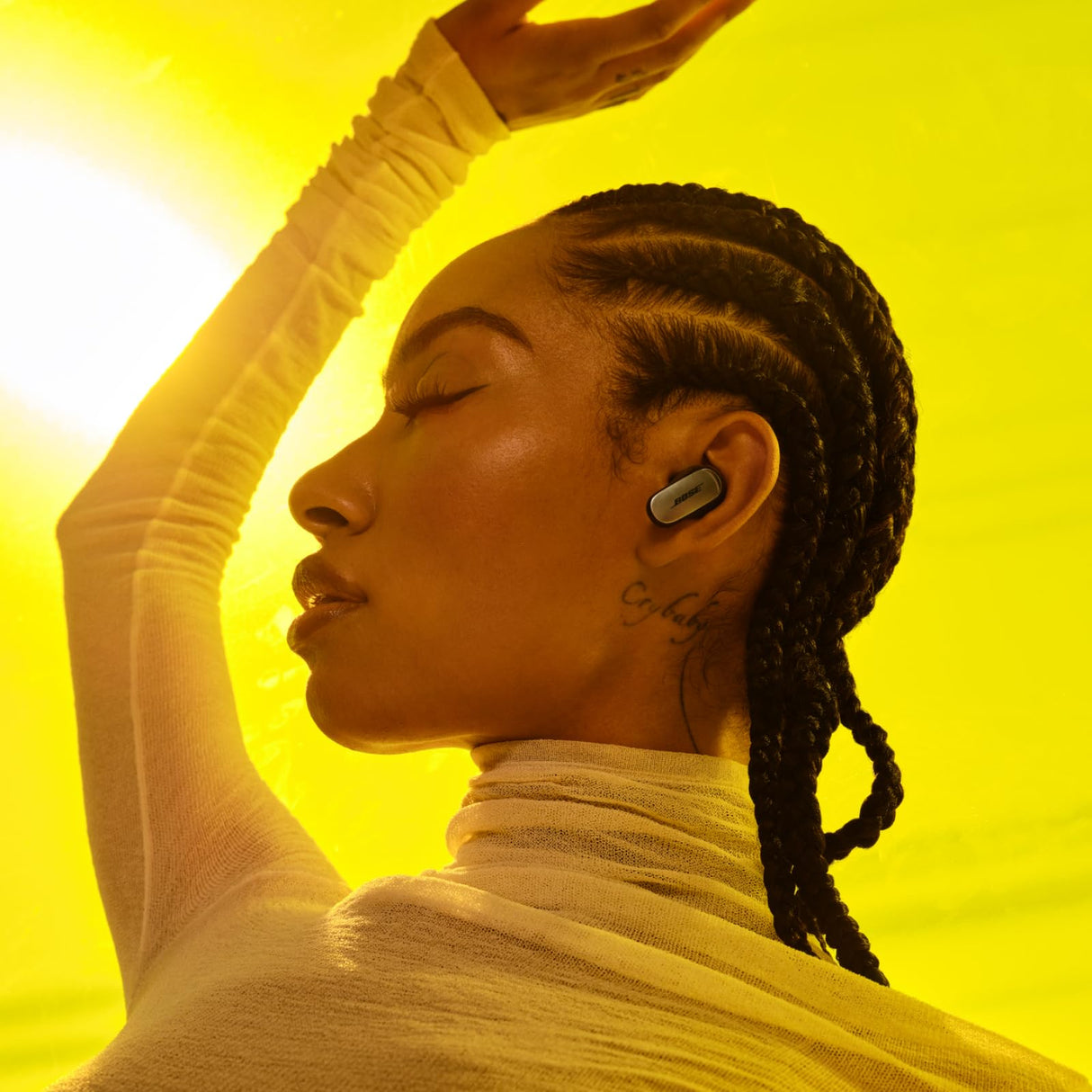 Bose QuietComfort Ultra Earbuds, Auriculares inalámbricos con cancelación de ruido, Bluetooth, Sonido espacial, Batería de larga duración, Auriculares de alta gama para hacer deporte, Negro