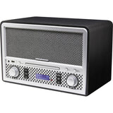 Soundmaster NR955SW Digital 8W Negro, Plata sistema estéreo portátil - Radio CD (Digital, DAB+,FM,PLL, Jugador, CD,CD-R,CD-RW, Reproducir/Pausar, Skip down, Skip up, Stop, 8 W)
