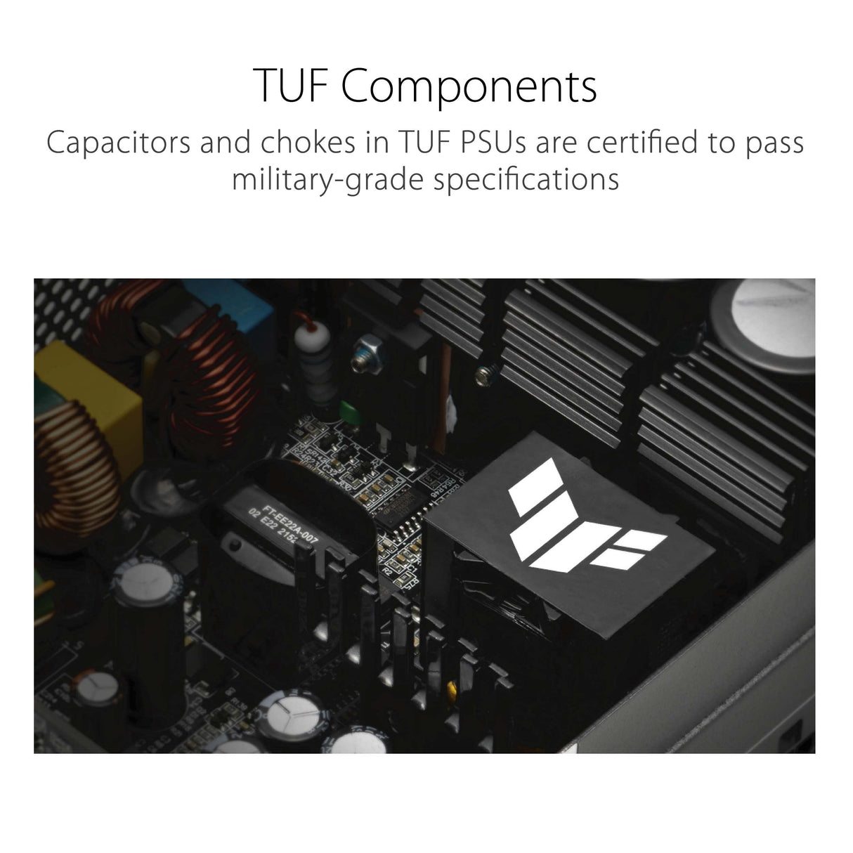 ASUS TUF Gaming 1000W Gold - Fuente de alimentación modular (80+ Gold, compatible con ATX 3.0, componentes de grado militar, doble rodamiento de bolas, Axial-tech, PCB, 10 años de garantía)