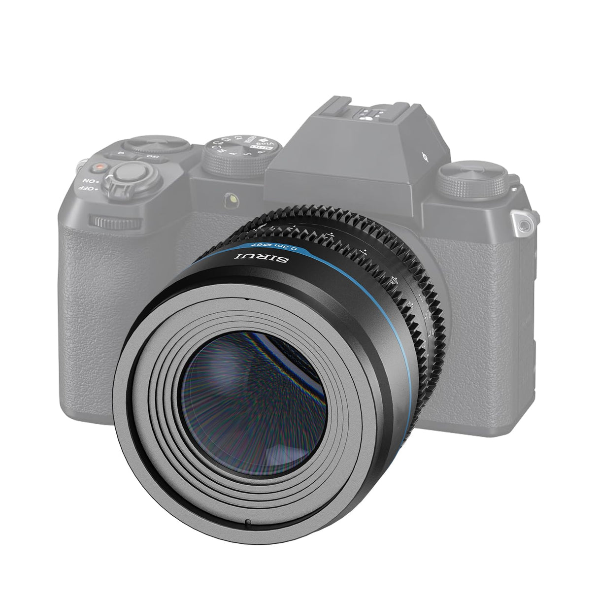 SIRUI Night Walker 24mm Lente de Cine con Enfoque Manual, Lente de Gran Apertura T1.2 con Montura S35 para X Montura Cameras, para X-H2/H2S, XT-4, XT-3,X-S10, X-S20 (MS24X-B, X Montura, Negro)