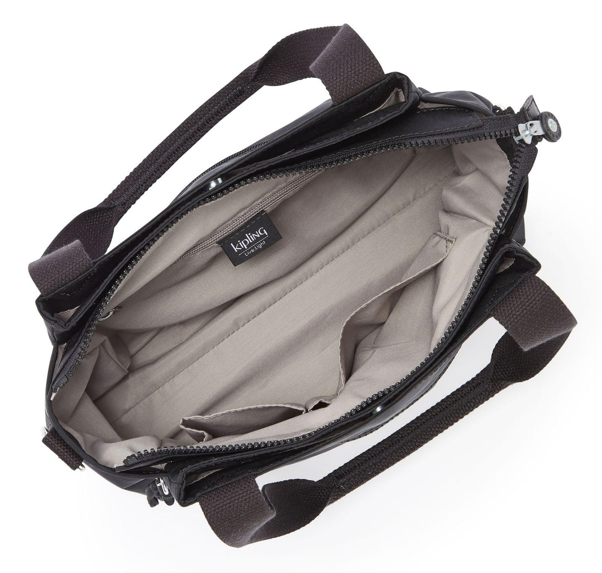 Kipling Elysia Bandolera Mediana, Bolsos de Hombro, Black Noir (Negro)