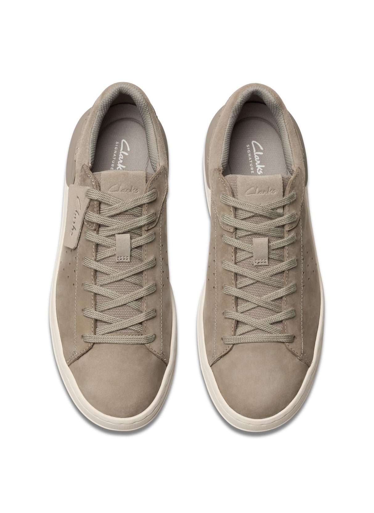 Clarks Courtlite2 Run, Zapatillas Hombre, Grey Nubuck, 47 EU