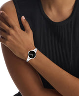 Calvin Klein Reloj Analógico de Cuarzo para Mujer Colección Joyful con Pulsera Rígida de Acero Inoxidable Plateada - 25100026