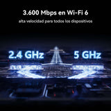 5G Mobile WiFi Pro 5, E6888, Wi-Fi 6 AX3000, 3.600 Mbps en DL/500 Mbps en UL, Zona Wi-Fi Móvil, Router Portátil con Tarjeta SIM, como Fuente de Alimentación Externa, 42 Meses de Garantía