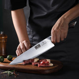 HOSHANHO Juego de Cuchillos de Cocina de 6 Piezas, Juego de Cuchillos de Chef Profesional, set de cuchillos de cocina de Acero Inoxidable con portacuchillas magnético