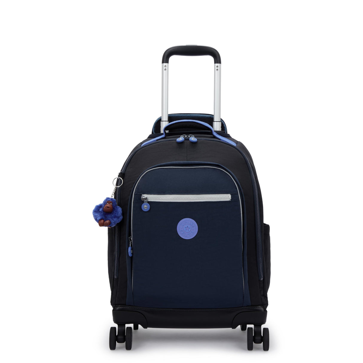 Kipling New Zea, Mochila Grande con Ruedas, Azul (True Block)