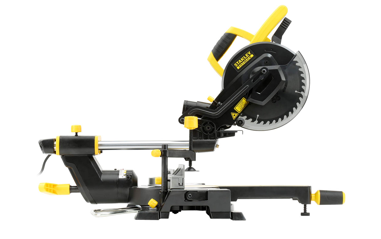 STANLEY FATMAX FME721-QS - Ingletadora telescópica 1.500W, Ø disco 216mm, bisel 45°