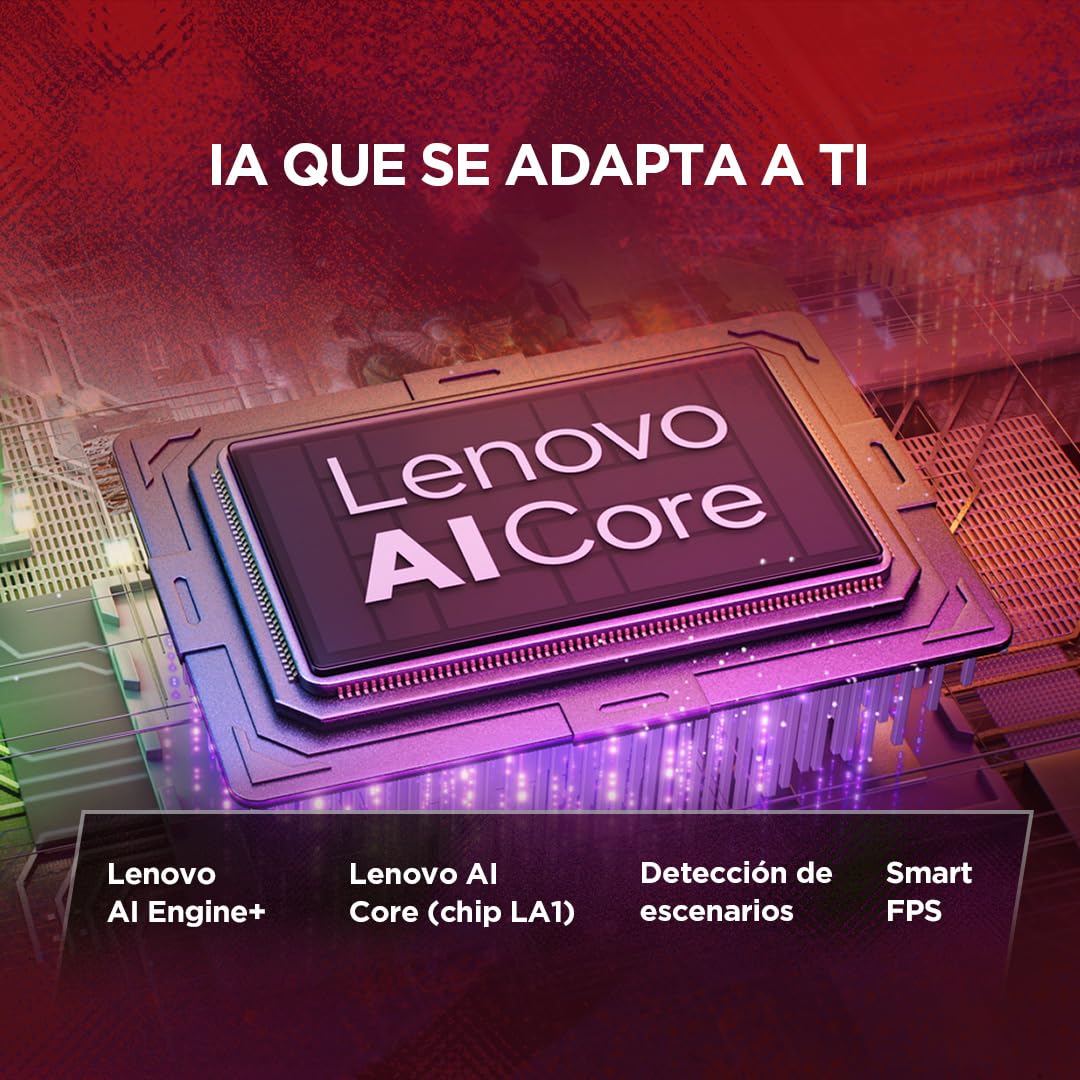 Lenovo Legion 5 Gen 11 - Portátil Gaming IA 15.3" OLED (AMD Ryzen 7 250, NVIDIA GeForce RTX 5050, 165Hz, 16GB RAM, 512GB SSD, Wi-Fi7, Sin Sistema Operativo) QWERTY Retroiluminación RGB, Español-Negro
