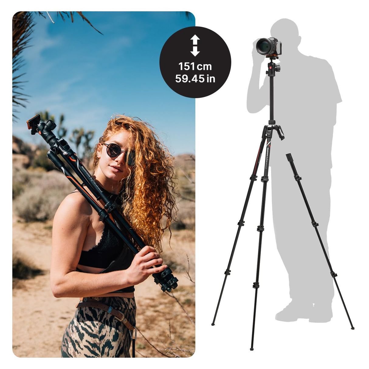 MANFROTTO Trépied Befree Advanced pour Sony Alpha - MKBFRLA-BH