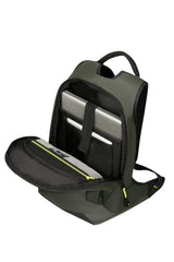 Samsonite Paradiver Light - Mochila portátil L+ 15.6 pulgadas, 48 cm, 24 L, Verde Selva