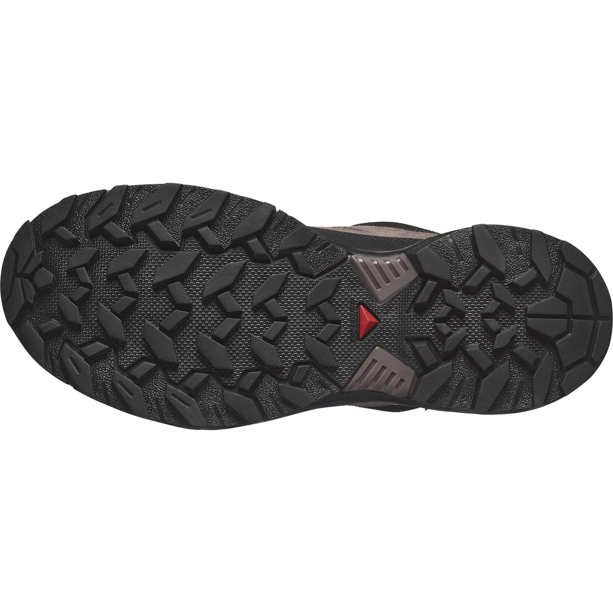 Salomon X ULTRA 360 LEATHER GORE-TEX, Zapatos de senderismo para Mujer, Cognac Peppercorn Black, 40 EU