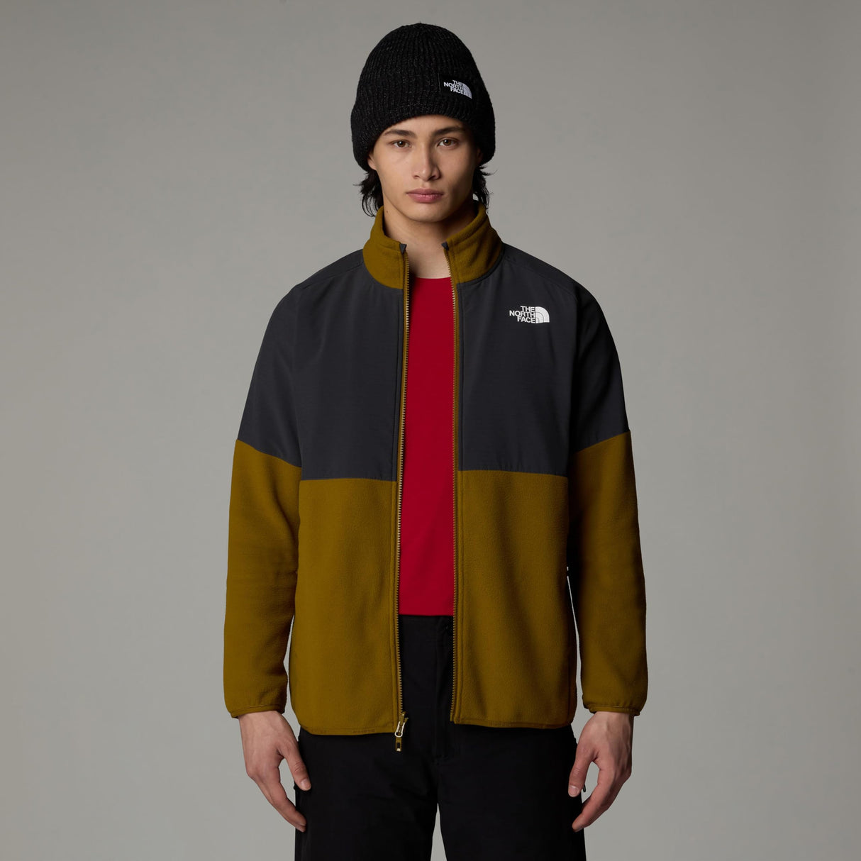 The North Face NF0A89JG7O01 M GLACIER HEAVYWEIGHT FULL ZIP Jacket Hombre MOSS GREEN/ASPHALT GREY Tamaño M