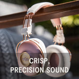 Marley House of Positive Vibration Frequency Auriculares Inalámbricos Over Ear - Auriculares Bluetooth, 34 Horas de Reproducción, Micrófono, Aislamiento de Ruido, Materiales Sostenibles, Cobre