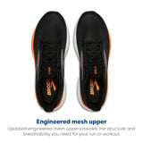 Brooks Revel 8, Zapatillas Deportivas Hombre, Black Excalibur Orange, 45 EU