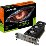 Gigabyte NVIDIA GeForce RTX 4060 OC Low Profile Targeta gráfica - 8GB GDDR6, 128-bit, PCI-E 4.0, 2475MHz Core Clock, 2x DP 1.4, 2x HDMI 2.1a, NVIDIA DLSS 3 - GV-N4060OC-8GL