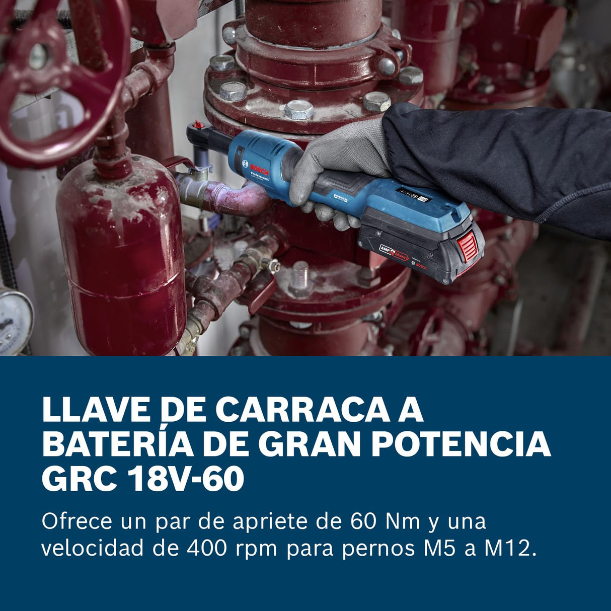 Bosch Professional 18V System llave de crique a batería GRC 18V-60 (incl. L-BOXX)