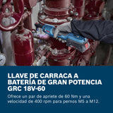Bosch Professional 18V System llave de crique a batería GRC 18V-60