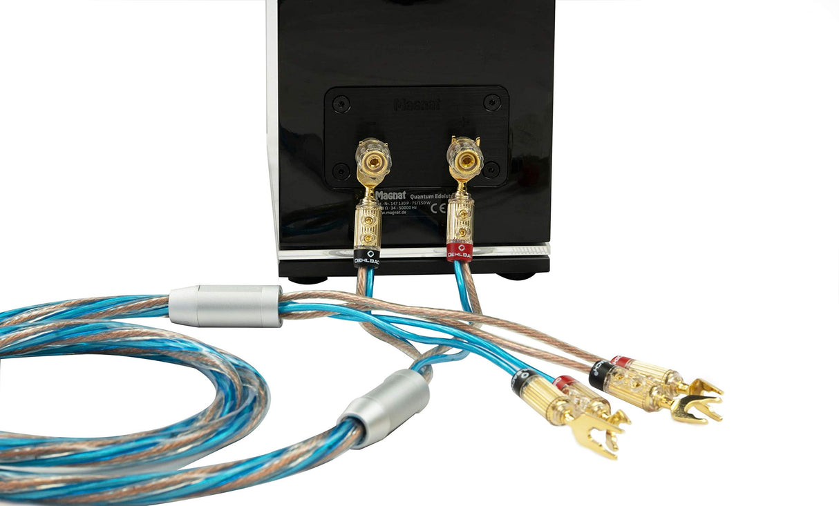 Oehlbach Bi Tech 4 - Juego de cables con conectores para altavoces (2 x 4 m)