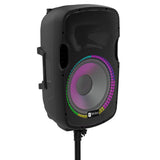 Wiibo Festa 15BT Altavoz Activo Profesional 15" 600W Pico Bluetooth + Soporte + Cable + Micrófono