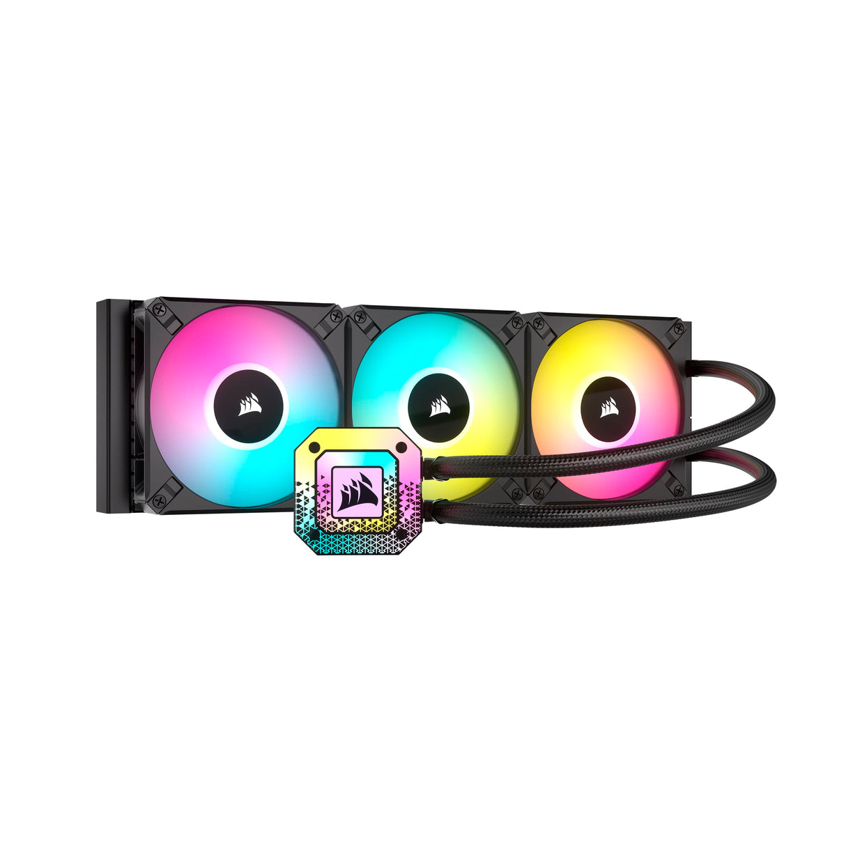 Corsair iCUE H150i Elite CAPELLIX XT Refrigerador Líquido de CPU - Tres Ventiladores AF120 RGB Elite - Radiador de 360 mm - Intel® LGA 1700, 1200, 115X, 2066, AMD® AM5, AM4 - Negro
