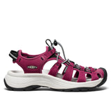 KEEN Sandalia Astoria West, Mujer, Beaujolais Star White, 36 EU