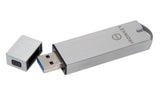Kingston IronKey S1000 Unidad Flash USB cifrada 128GB Criptochip incorporado y homologación FIPS 140-2 de Nivel 3 - IKS1000B/128GB