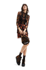Desigual TS_Daphne, 2000 Black Vestido Informal, Negro, M Mujeres
