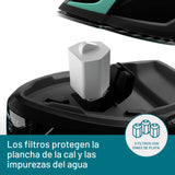 Imetec Onda P1, Centro de planchado, Suela Exclusiva a Ondas Patentada, 2400 W, golpe de Vapor 300 g, 3 Filtros Antical con Iones de Plata, Tecnologia No Stop Autonomía Ilimitada