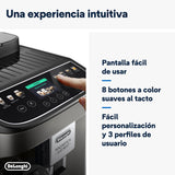 De'Longhi Magnifica Evo Next ECAM312.80.TB, Cafetera Superautomática con Jarra de Leche Automática, Cafetera Espresso con Molinillo, 13 Recetas Café Personalizables, Panel Control Intuitivo y Táctil