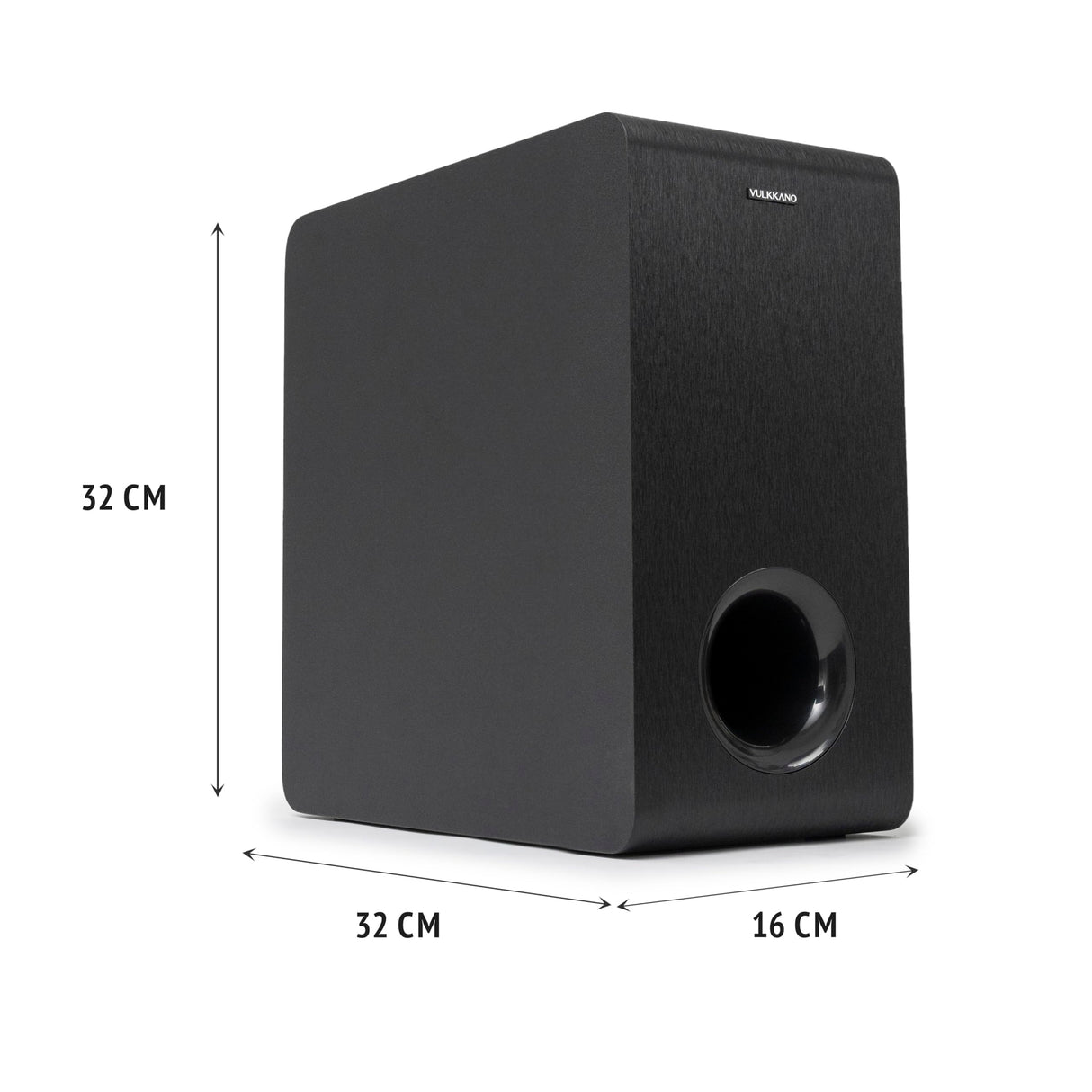 VULKKANO SUB6 Subwoofer Activo de 6.5 Pulgadas, Frecuencia de 60Hz-250Hz