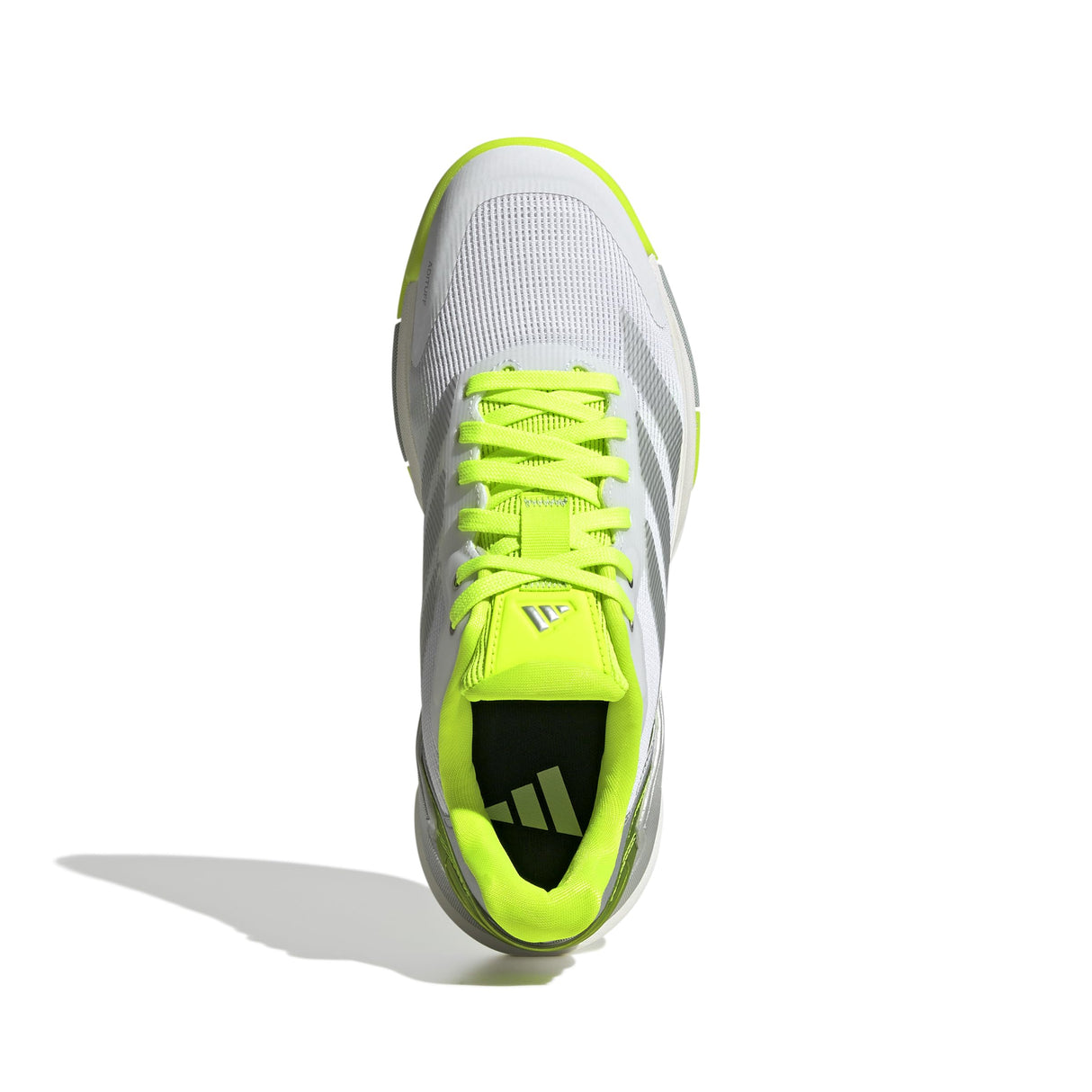 adidas Crazyquick Lightstrike Padel Shoes, Zapatos Mujer, Lucid Lemon/Silver Metallic/Wonder White, 37 1/3 EU