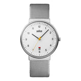 Braun Classic Gent Reloj para Hombre Analógico de Cuarzo japonés con Brazalete de Acero Inoxidable BN0032WHSLMHG