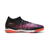 PUMA Future 8 Match IT, Zapatillas de fútbol Unisex Adulto, Black White-Glowing Red, 42 EU
