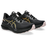 ASICS GT-1000 13 GTX, Sneaker Mujer, Negro/Naranja Estadio, 39 EU