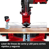 Einhell ‌Tronzadora-ingletadora con batería TE-SM 36/10 L Li-Solo Power X-Change (36V, hoja de sierra 254 mm, 3800 rpm, función de tracción suave, láser de línea de corte, sin batería)