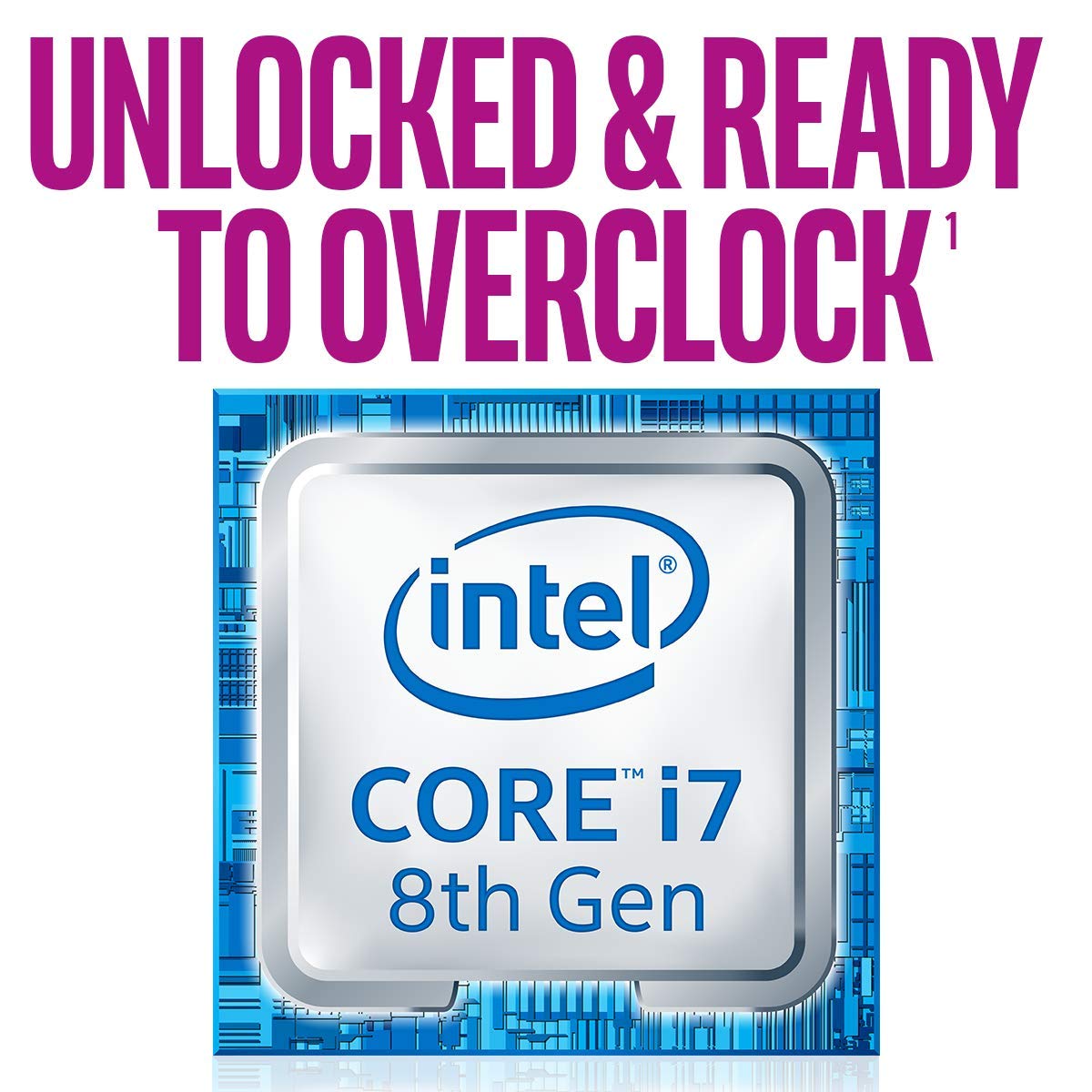 Intel Pentium Core i7-8700K - Procesador ( 8ª Generación de Procesadores Intel Core i7, 3.7 GHz, 12 MB Smart Cache, PC, 14 nm, 8 GT/s), Plateado