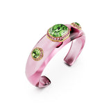 Swarovski Brazalete Dulcis, Tallas mixtas, Multicolor, Baño tono oro