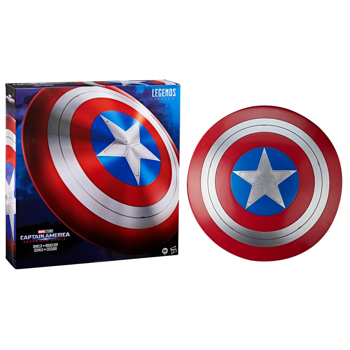 Marvel Legends Series - Escudo del capitán América - artículo de Adultos para Juego de rol