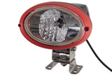 HELLA Xenón Faro de trabajo - Oval 100 Powerpack - 12V - montaje exterior/Conexión roscada - Fijación de cuatro puntos - Iluminación campo cercano - Cable: 500mm - Conector: AMP - 1GA 996 461-311