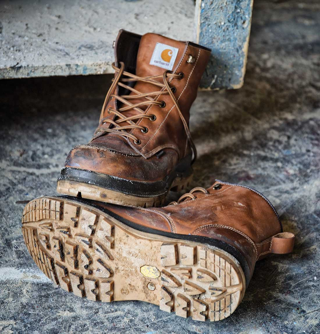Carhartt Hamilton - Bota de seguridad S3, impermeable, tecnología Rugged Flex Para Hombre, Marrón claro, 44