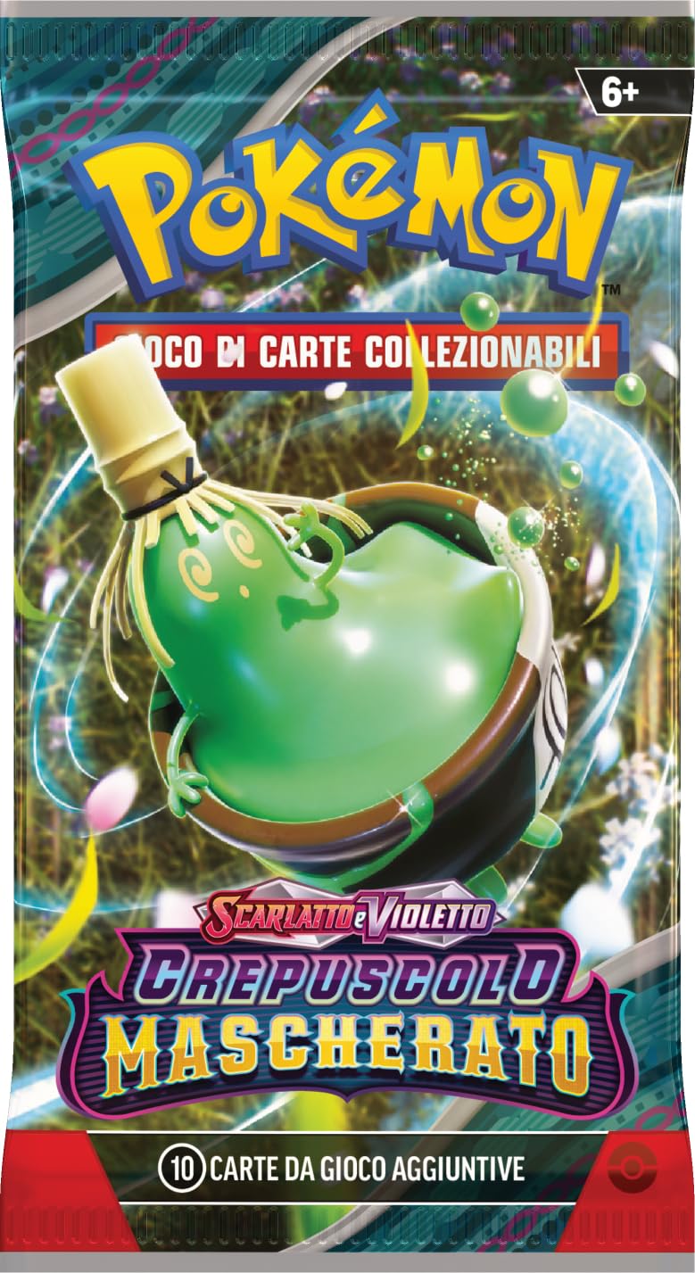 Pokémon- Expositor expansión Escarlata y Violeta-Crepúsculo Enmascarado del GCC (18 Sobres), edición en Italiano (189-60501)