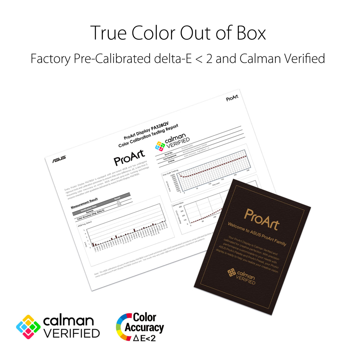 Asus ProArt Display PA328QV - Monitor Profesional (31,5 Pulgadas, IPS, WQHD (2560 x 1440), 100% sRGB, 100% Rec.709, Precisión de Color ΔE < 2, Calman Verified, Peana ergonómica) Negro