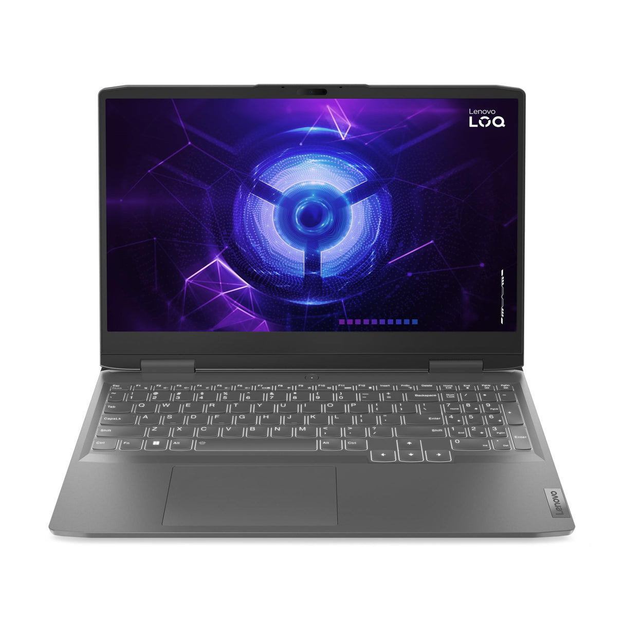 Lenovo LOQ Gen 8 - Ordenador Portátil Gaming 15.6" FHD (Intel Core i5-13500H, 16 GB RAM, 512 GB SSD, NVIDIA GeForce RTX 4060 8 GB, 144Hz, Wi-Fi 6, Sin Sistema Operativo) Gris - Teclado QWERTY Español