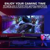 Twisted Minds Monitor para Gaming, Pantalla de 34 Pulgadas Fast IPS - Resolución 2560 x 1440 FHD, frecuencia actualización 165 Hz, relación Aspecto 21:9, Tiempo Respuesta 1 ms - Negro (TM34RWA)