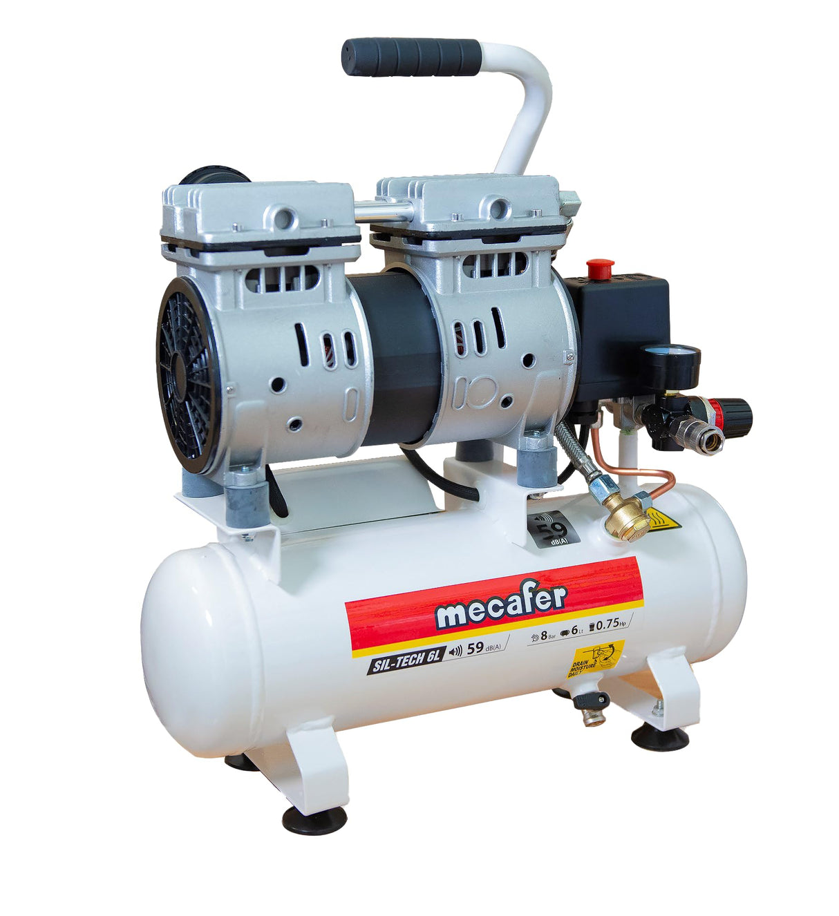 Compresor de Aire MECAFER 425513 6 L