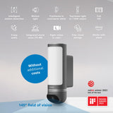 Bosch Smart Home Cámara Exterior II, cámara vigilancia Exterior, cámara IP, resolución 1080p Full-HD con Sirena integrada y lámpara de diseño, Compatible con Amazon Alexa, Antracita