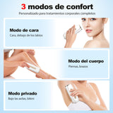 AraSyleon IPL depiladora luz pulsada, refrigeración zafiro sin dolor, depiladora luz pulsada, 1200 nm depiladora láser, 3 modos de ajuste de 5 velocidades, Ideal para Cuerpo y Rostro